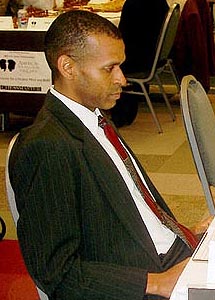FM Stephen Muhammad. Copyright © 2003, Jerry Bibuld.