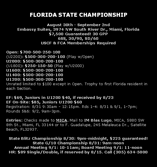 Florida State Championship