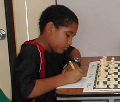 Christopher Raphael - Trinidad & Tobago. Copyright © 2002, Barbados Chess Federation.