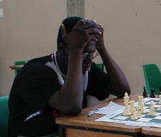 Justin Kirton - Barbados. Copyright © 2002, Barbados Chess Federation.