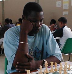 Mark-John Alleyne - Barbados. Copyright © 2002, Barbados Chess Federation.