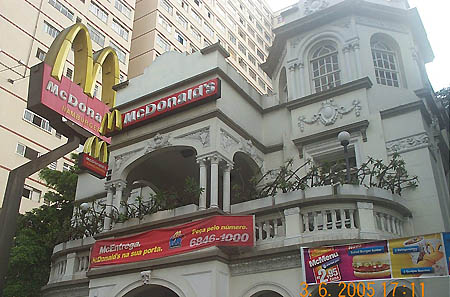 McDonald's in Sao Paulo. Copyright © 2005, Daaim Shabazz.