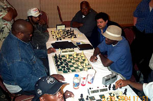 Classic Blitz Battle! NM Marvin Dandridge vs. IM Oladapo Adu. Copyright  2004, Daaim Shabazz