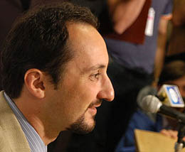 Adams has yet to taste the sweetness of victory.  (Photo courtesy of ChessBase.com)