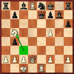 After 20…axb5 21.Re1 b4, Polgar played 22.Nb5? instead of 22.Rxe8+!Commentators seem to believe 22…Be5! holds. Kasimjanov played 22…Bxb2+ and went down swiftly.