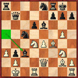Black’s pieces came alive, took posts in menacing positions and Kasimjanov delivered a powerful body shot with 24…Bc3!? Interesting!