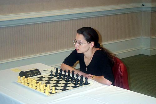 IM Alexandra Kosteniuk of Russia. Copyright  Daaim Shabazz, 2003.