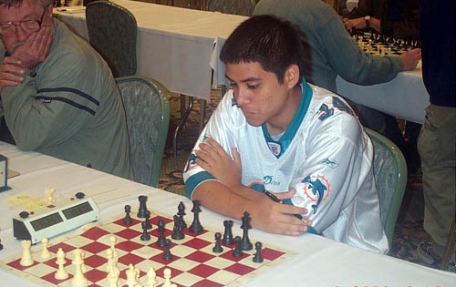 17-year old FM Daniel Fernandez (made 18 years on May 9th and will attend University of Texas-Dallas). Copyright  Daaim Shabazz, 2003.