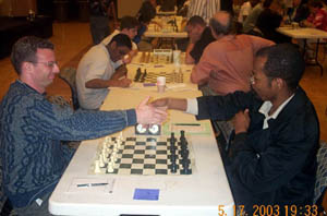 Two Past State Champions: Richard Benjamin vs. George Leite. Copyright © 2003, Daaim Shabazz