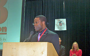 Maurice Ashley at Opening Ceremonies