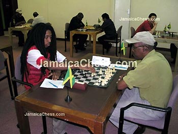 Ras Malaku Lorne vs. Bertram Scott. Copyright  2004, JamaicaChess.com.