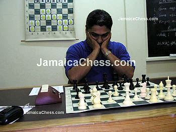 Defending Champion, Shane Matthews. Copyright  2004, JamaicaChess.com