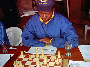 Ben Magana was the clear cut winner of this event until the last two rounds where he lost to Mehul and drew with Martin Gateri. Copyright © Alex Makatia, 2005.