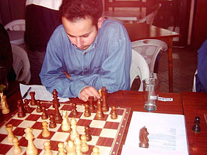 Mehul Gohil the surprise package of the tournament managed to unleash terror on the seasoned players he managed to complete the tournament with a 5.5 points score. Copyright © Alex Makatia, 2005.