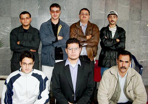 Algerian Men's Team. Copyright © Jerry Bibuld, 2002.