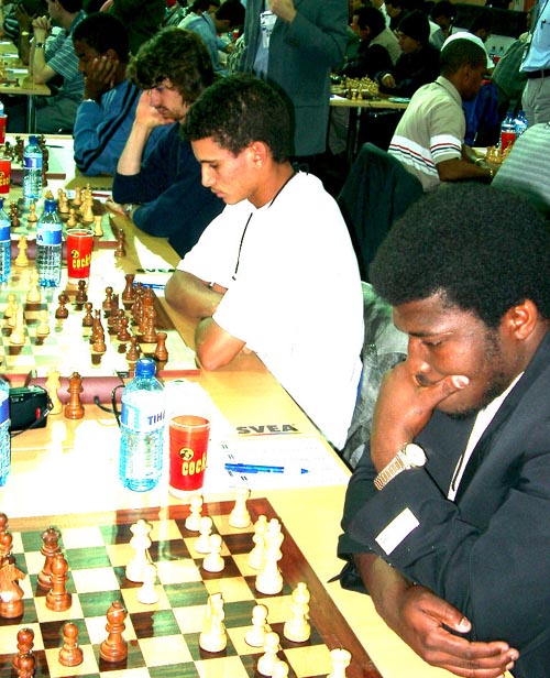 (from left to right, Bds. 1-4) are: Charles Eichab, Reuben Beukes, Kirsten Jorrit and Allison Karuaera. Copyright © Jerry Bibuld, 2002.