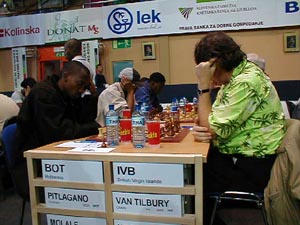 Botswana vs. British Virgin Islands (Men). Copyright  Barbados Chess Federation, 2002.