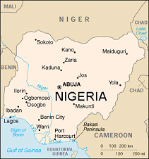 Map of Nigeria