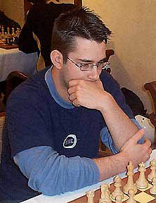 GM-elect Pascal Charbonneau.Copyright  Mechanics Chess Institute, 2002.