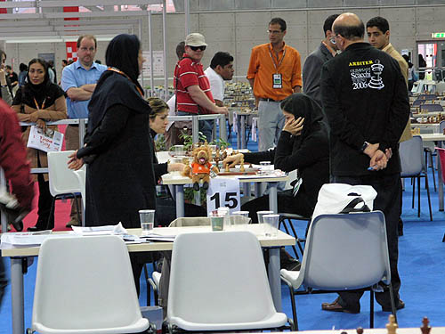 Waning moments of a tense draw Iran couldnt save the match. Copyright  2006, Daaim Shabazz.