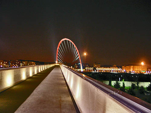 The Olympic Arch stands majestically at a distance. Copyright  2006, Daaim Shabazz.