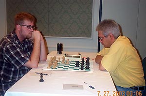 Top Board: FM Todd Andrews vs. GM Ildar Ibragimov. Copyright © 2003, Daaim Shabazz