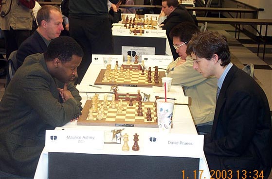 GM Maurice Ashley vs. David Pruess (Round Eight)