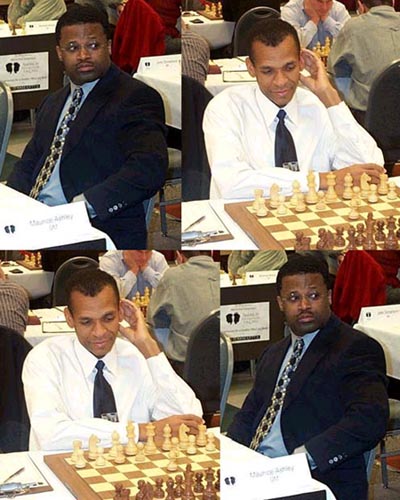 GM Maurice Ashley and FM Stephen Muhammad. Copyright  2003, Daaim Shabazz.