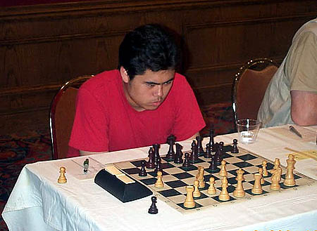 GM Hikaru Nakamura at the 2004 World Open.