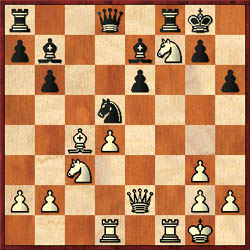 Kenny Solomon uncorks, 17.Nxf7! after which he collected the point, the IM title and a FIDE qualification.
