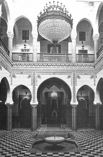 Palace in Tetouan, Morocco demonstrating the ornate beauty and sophistication of Moorish architecture