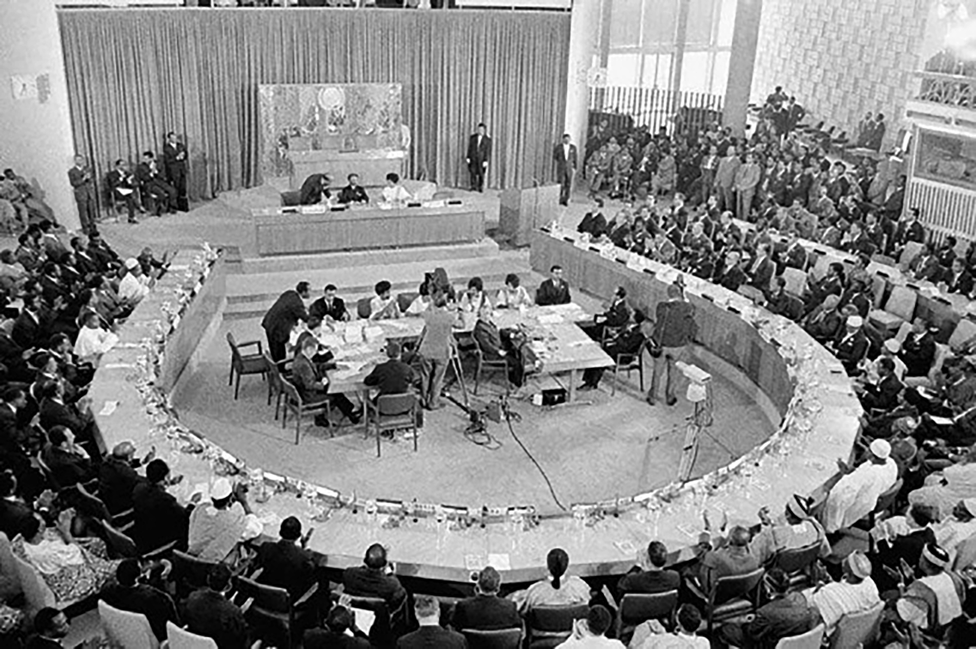 OAU Meeting in 1963 they year the organization was founded