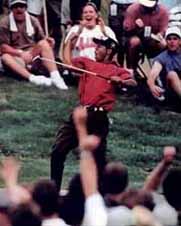 Tiger Woods classic performance at The Masters.