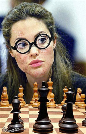 Angelina Jolie, Chess Geek