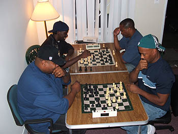 Blitz Battle! René Phillips (near left). Copyright © 2005, Glenn Bady.