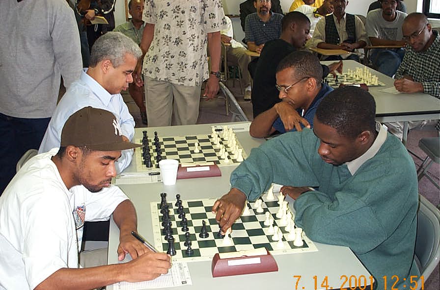 Top: Colding (L) vs. Muhammad; Bottom: Solomon (L) vs. Nsubuga.  Copyright , Daaim Shabazz.