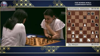 Ju Wenjun equalizes with Aleksandra Goryachkina after a resounding win in game 9 of the Women’s World Championship.