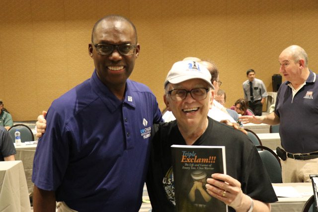 Daaim Shabazz with Harold Winston at the 2019 U.S. Chess Delegates Meeting Daaim Shabazz with Harold Winston at the 2019 U.S. Chess Delegates Meeting