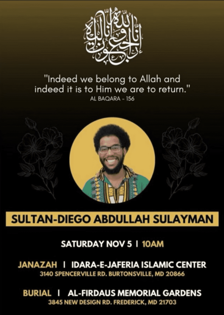 Janazah for Sultan-Diego Sulayman