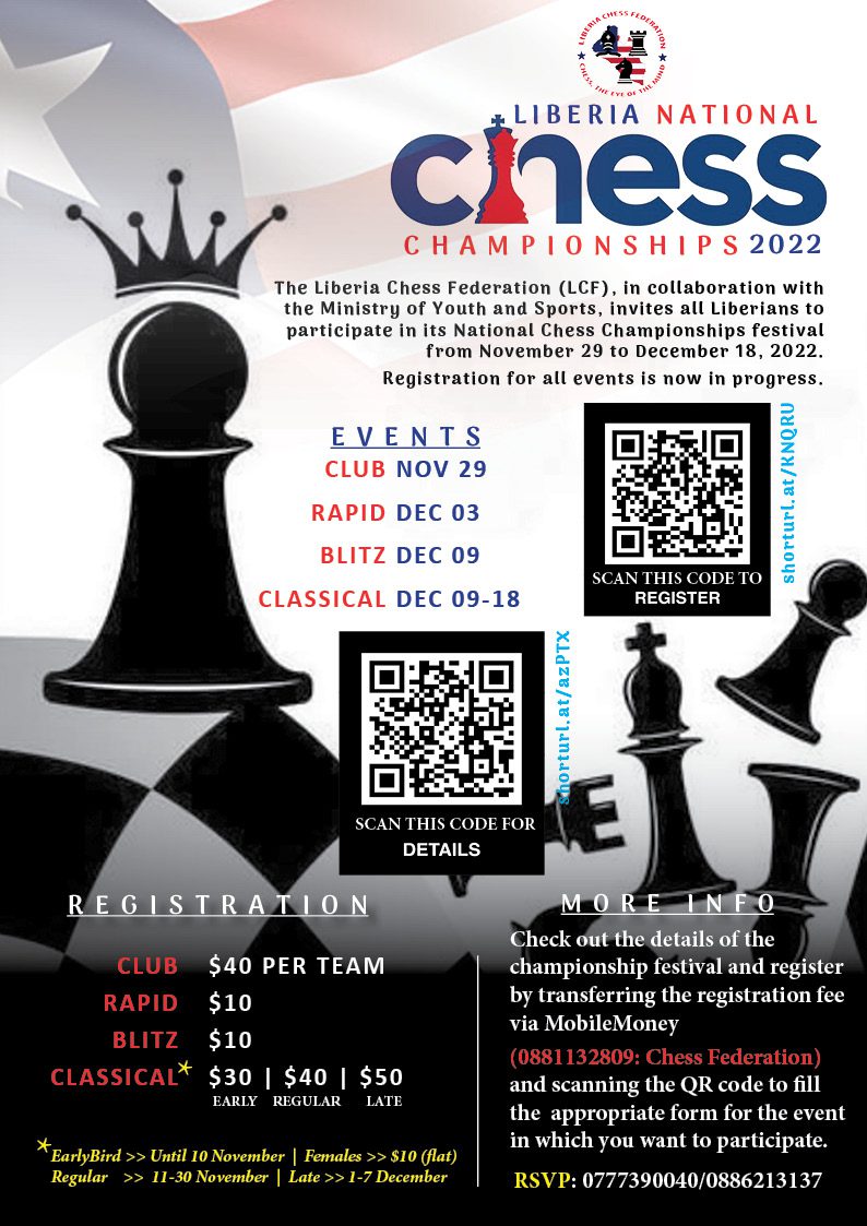 2022 Liberian Chess Championship - The Chess Drum