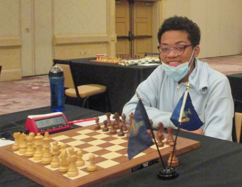 Brewington Hardaway is pictured here at the National K8 tournament of Champions... 
which he won. Photo by Alexey Root