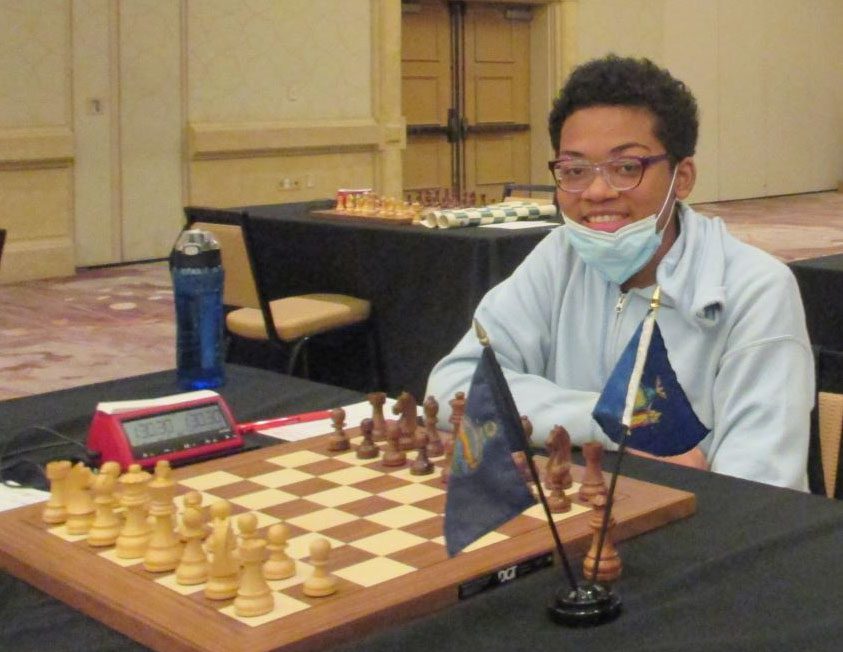 Brewington Hardaway is pictured here at the National K8 tournament of Champions...
which he won. Photo by Alexey Root