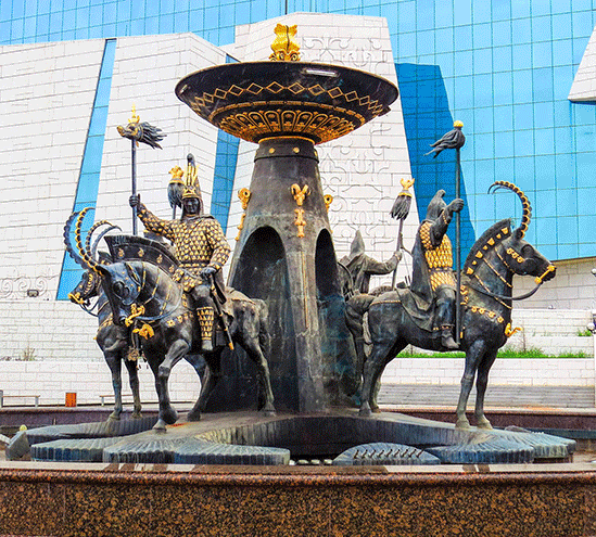 Astana, Kazakhstan. 30th Apr, 2023. China's Ding Liren (L) and Russia's Ian Nepomniachtchi compete during their tiebreaker of FIDE World Chess Championship in Astana, Kazakhstan, April 30, 2023. Credit: Kalizhan Ospanov/Xinhua/Alamy Live