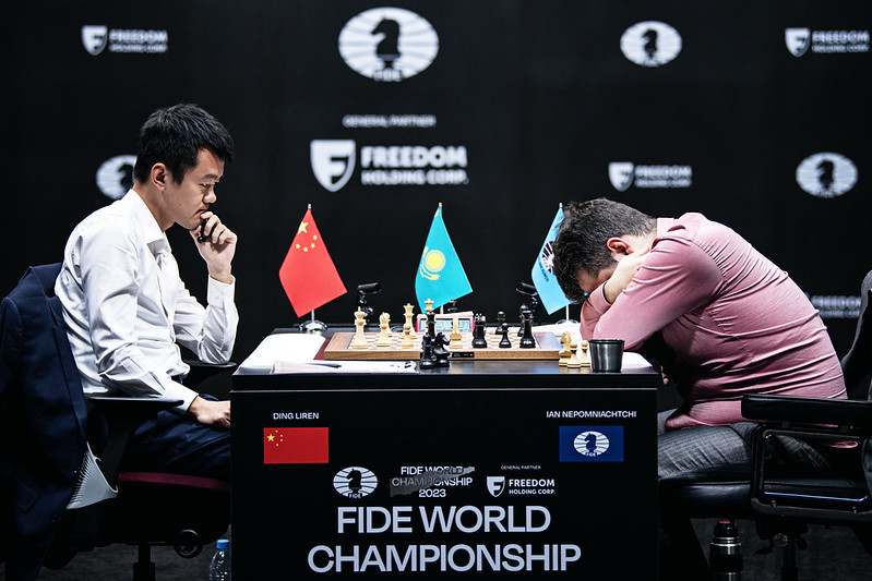 Ding Liren clinches world chess championship crown