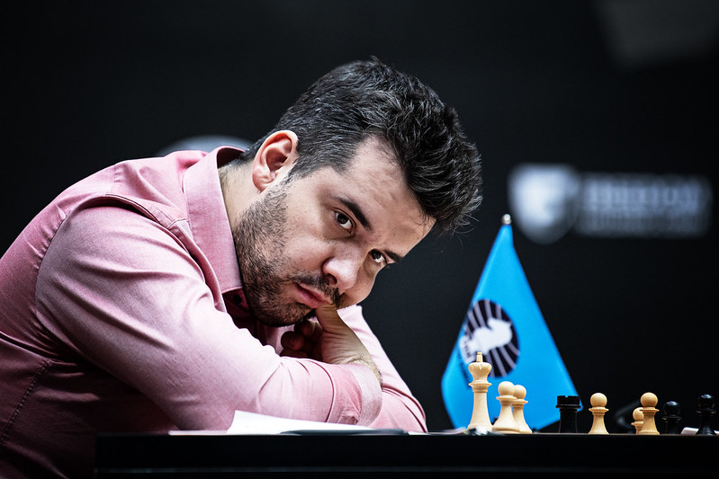 Astana, Kazakhstan. 30th Apr, 2023. China's Ding Liren (L) and Russia's Ian  Nepomniachtchi compete during their tiebreaker of FIDE World Chess  Championship in Astana, Kazakhstan, April 30, 2023. Credit: Kalizhan  Ospanov/Xinhua/Alamy Live