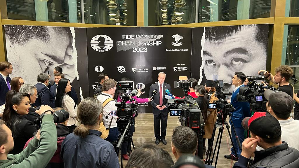 Press Conference after Tiebreak  2023 FIDE World Championship