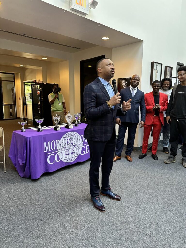 Dr. Kevin James, 19th President of Morris Brown College. Photo by Melinda Matthews