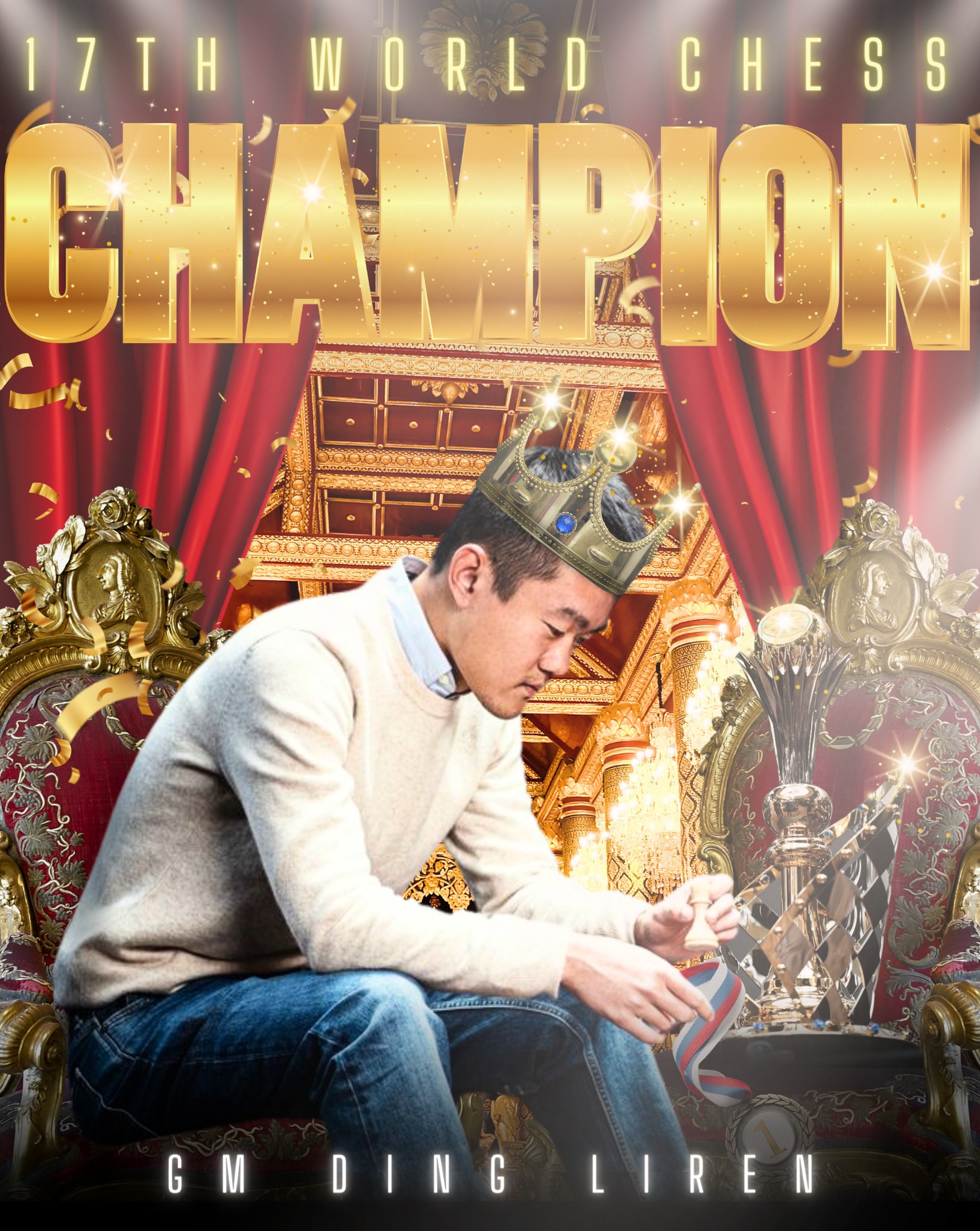 World Championship Game 12: Nepo falls apart, Ding evens the score