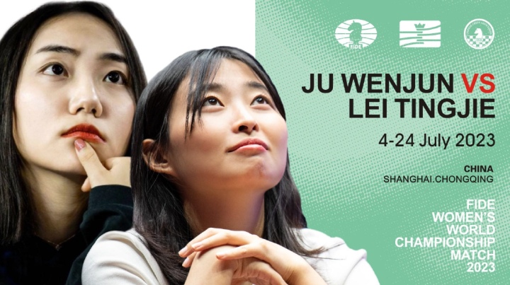Ju Wenjun (China) vs. Lei Tingjie (China) - 2023 Women's World Chess Championship
