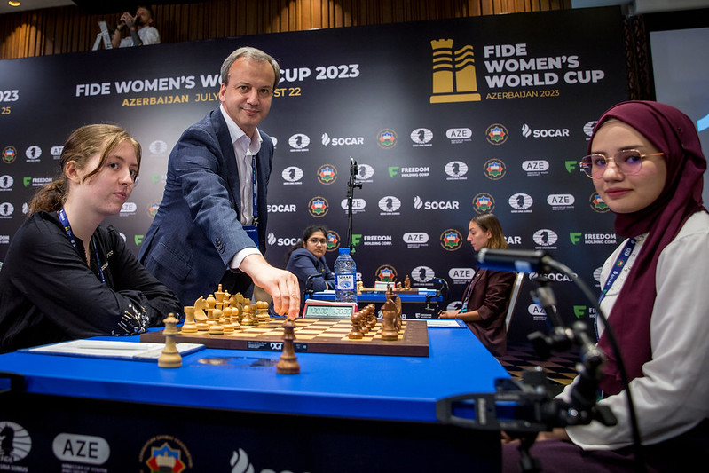 2023 World Chess Championship: Game 1 - The Chess Drum